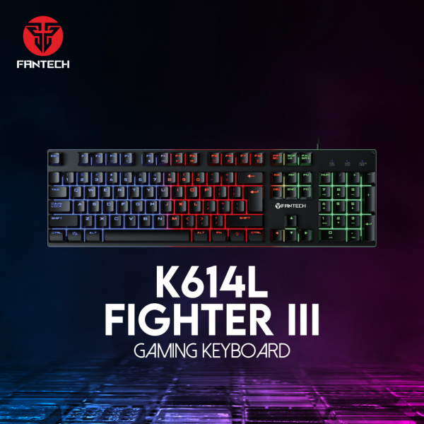 Tastatura Fantech K614L Fighter III Gaming Membranska RGB crna - Image 7