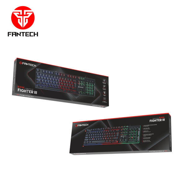 Tastatura Fantech K614L Fighter III Gaming Membranska RGB crna - Image 6