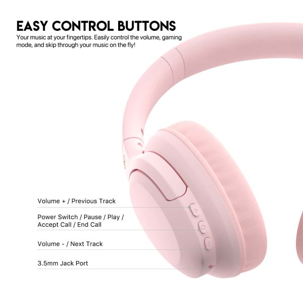 Slušalice Bluetooth FANTECH WH05 GO Vibe wireless roze - Image 11