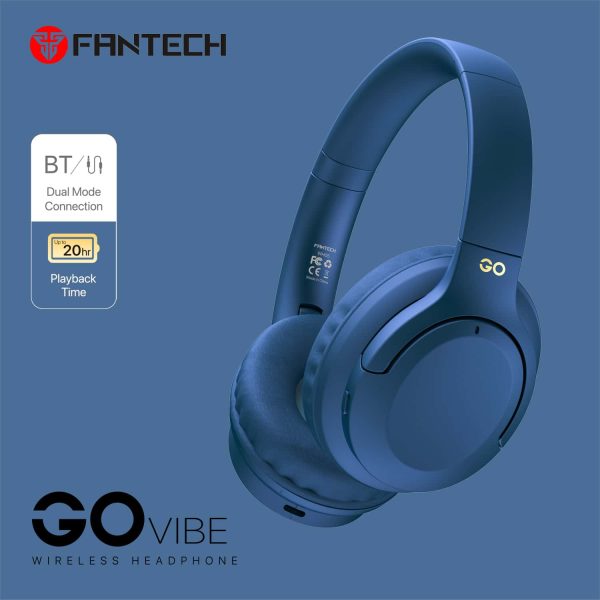 Slušalice Bluetooth FANTECH WH05 GO Vibe wireless plave - Image 6