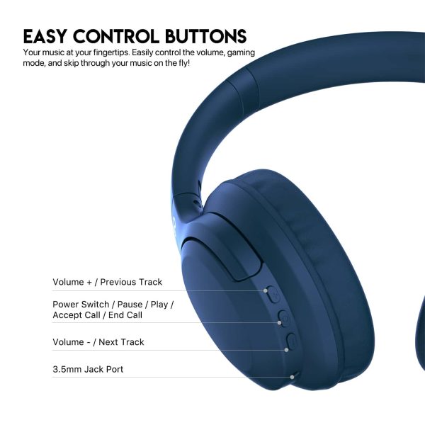 Slušalice Bluetooth FANTECH WH05 GO Vibe wireless plave - Image 2