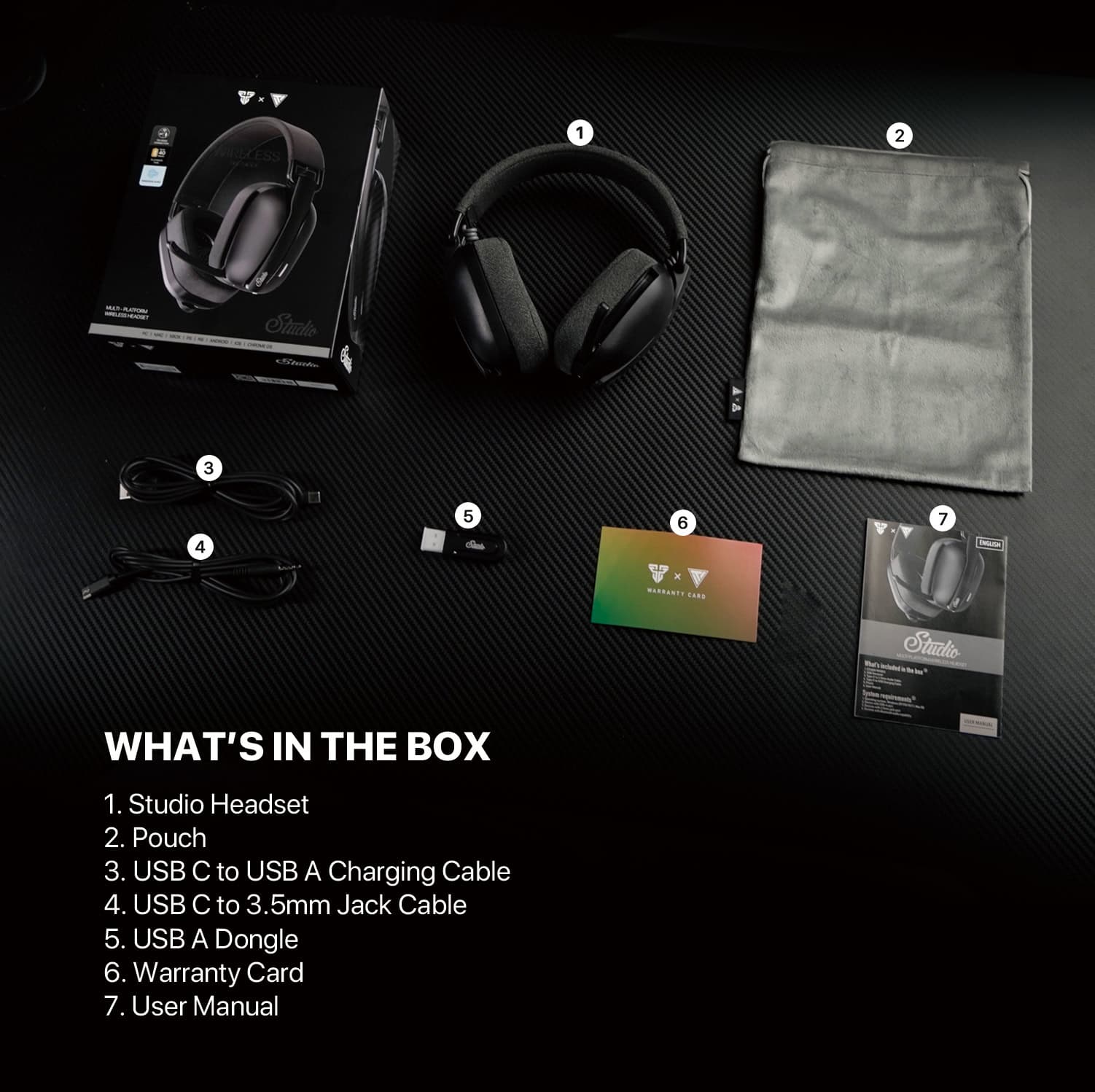 Slušalice Bluetooth FANTECH WHG03 Studio 7.1 crne - Slika 15