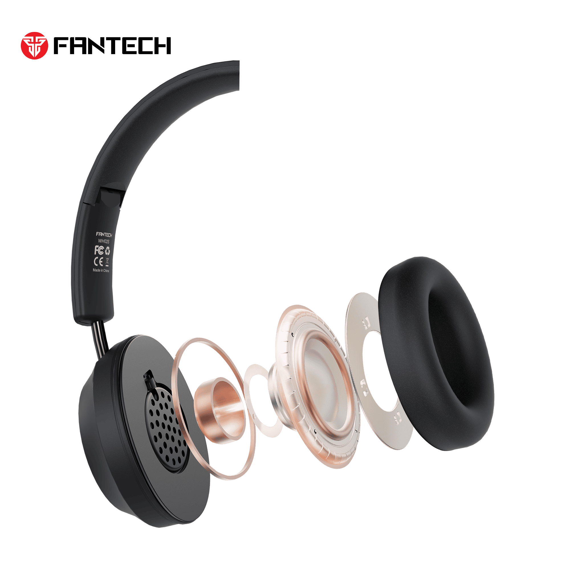 Slušalice Bluetooth FANTECH WH02S GO Air crne - Image 2