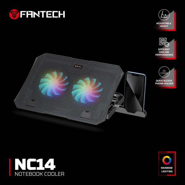 Laptop Cooler Fantech NC14 RGB - Image 4