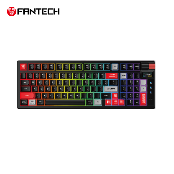 Tastatura Fantech MK918 Atom PRO97 Mehanička Wireless crna (blue switch)