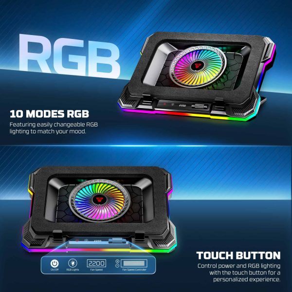 Laptop Cooler Fantech NC22 RGB - Image 8