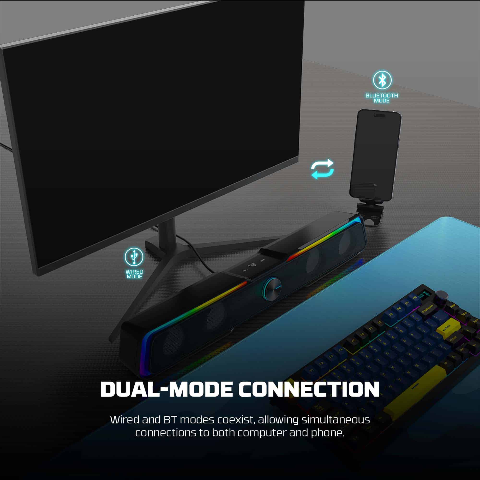 Zvučnici Bluetooth Fantech GS305 Beat Bar - Slika 11