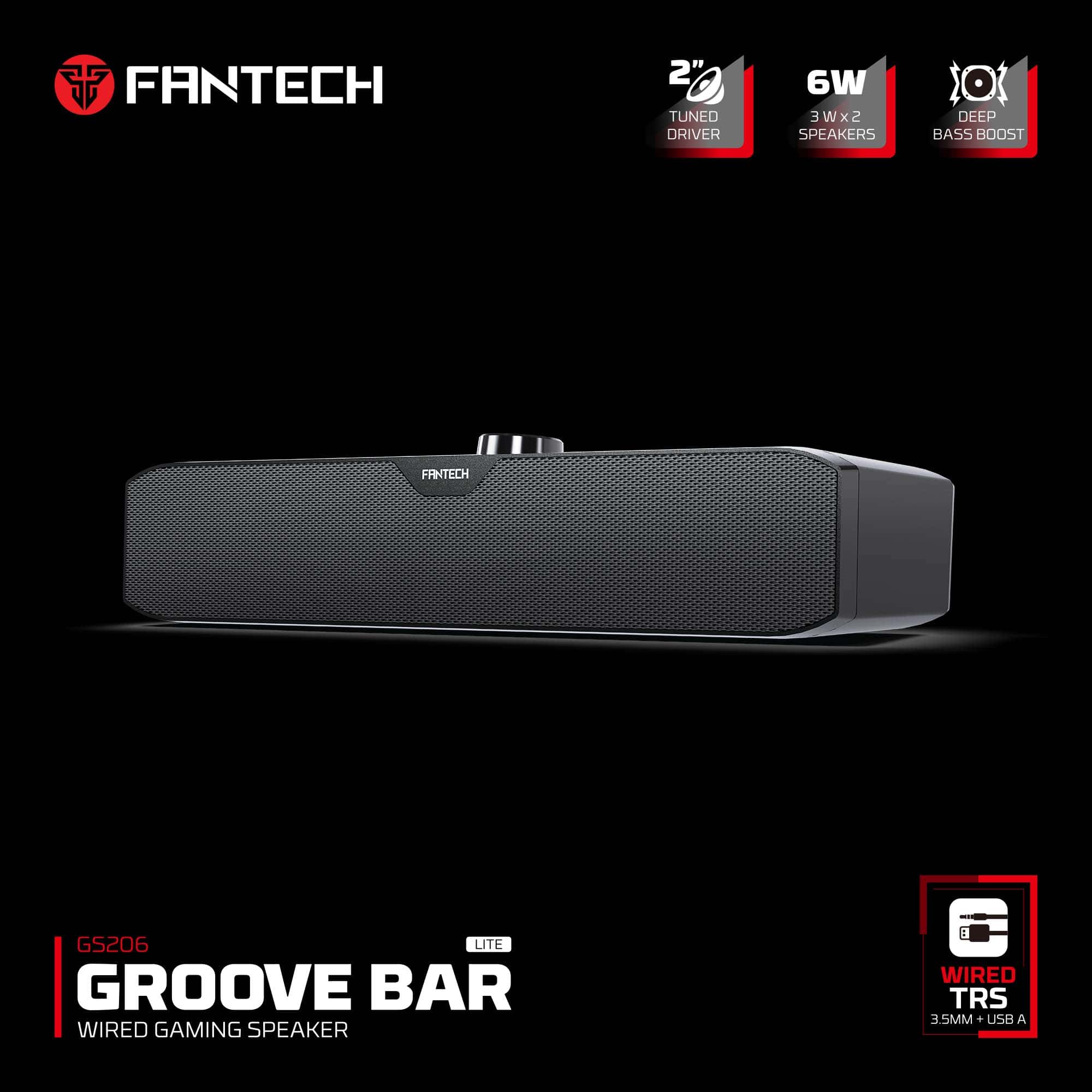 Zvučnici Bluetooth Fantech GS206 Groove Bar Lite - Slika 8