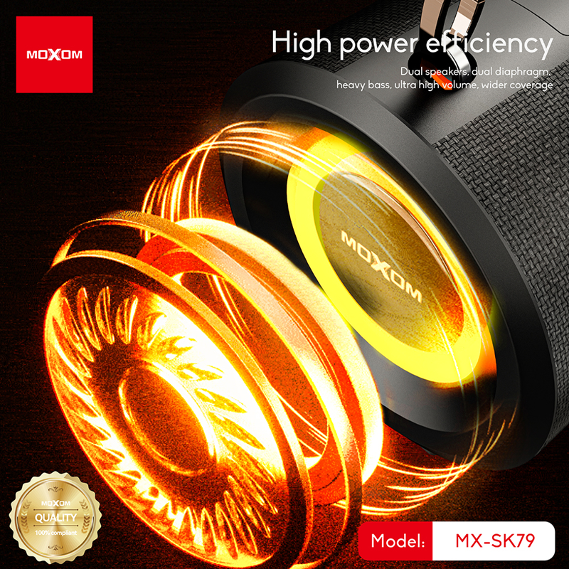 Zvučnici Bluetooth Moxom MX-SK79 crni RGB - Slika 6