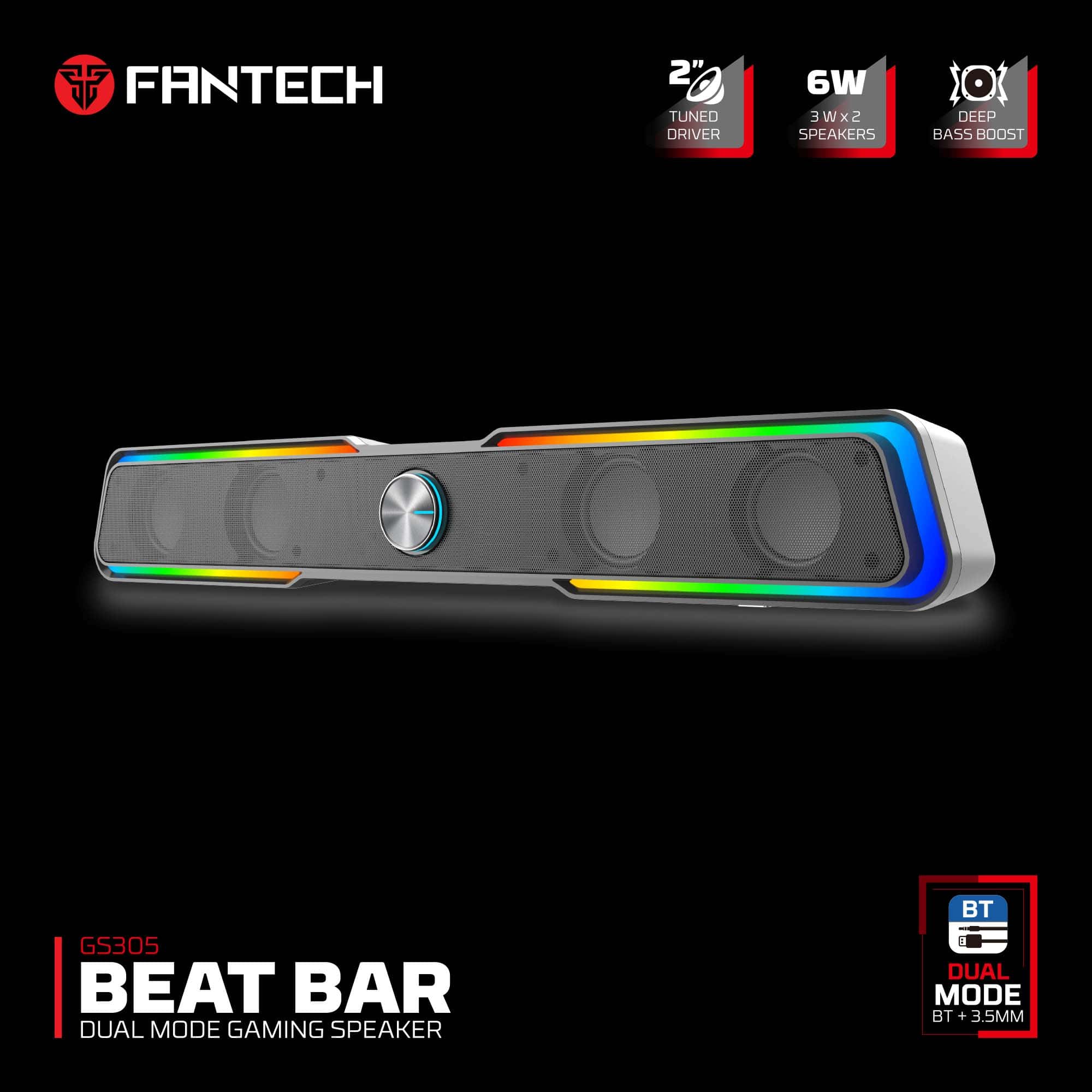 Zvučnici Bluetooth Fantech GS305 Beat Bar - Slika 2