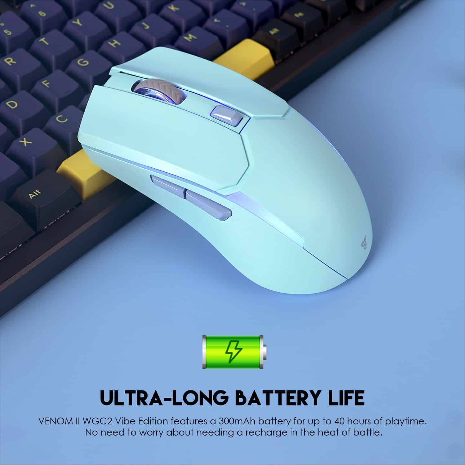 Miš Fantech Venom II WGC2 Wireless Gaming plavi - Image 8