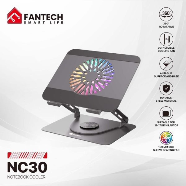Laptop Cooler Fantech NC30 RGB - Image 2