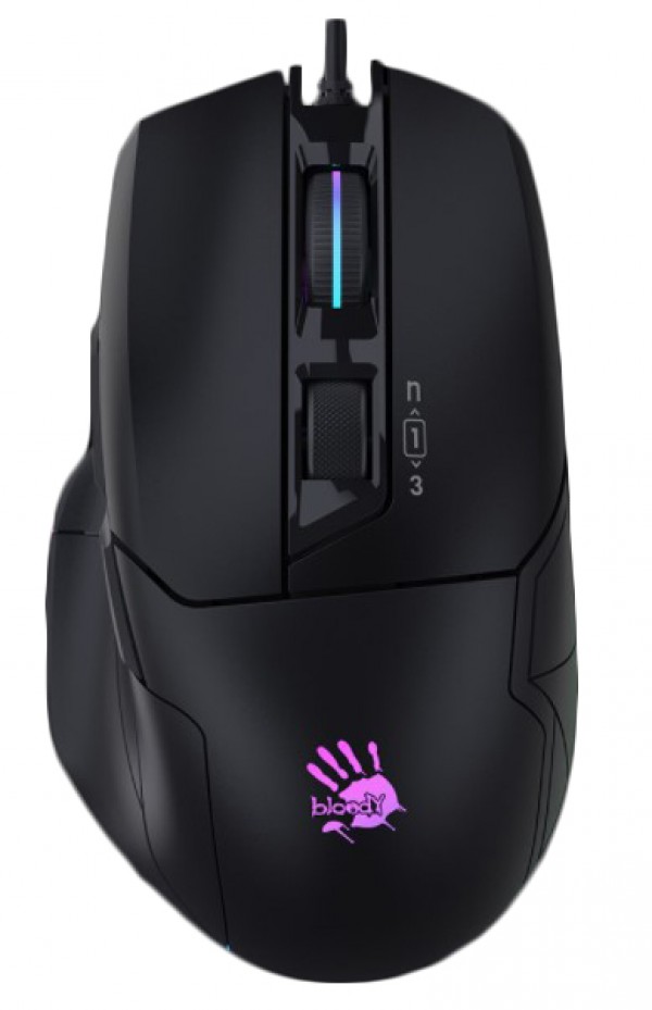 Miš A4Tech W70 Max Bloody Gaming Pozadinsko osvetljenje RGB crni USB