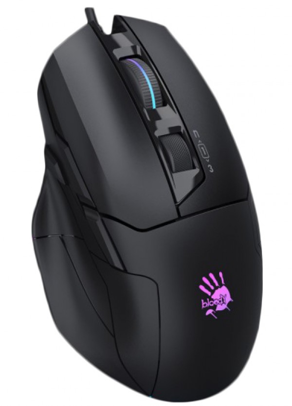 Miš A4Tech W70 Max Bloody Gaming Pozadinsko osvetljenje RGB crni USB - Image 2