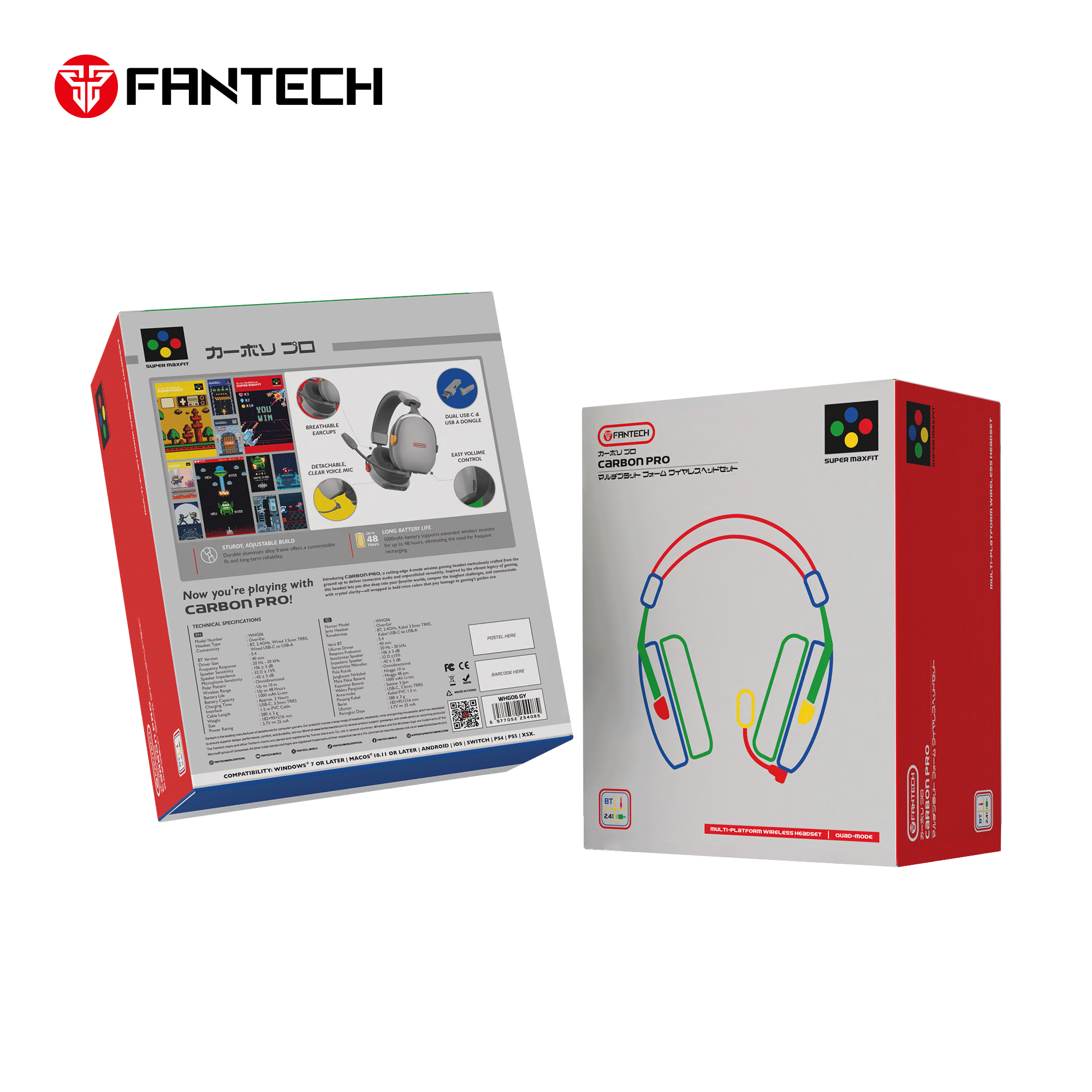 Slušalice Bluetooth FANTECH WHG06 CARBON PRO - Slika 9