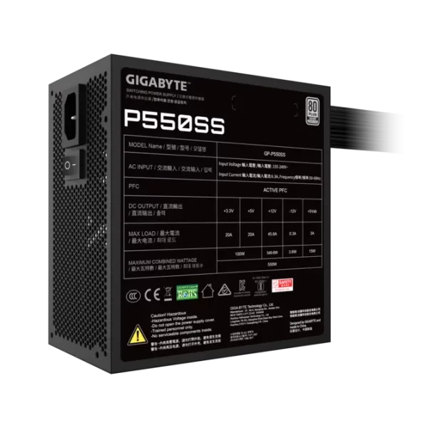 Napajanje Gigabyte GP-P550SS Silver 550W