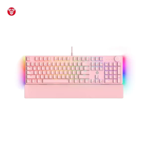 Tastatura Fantech MK894 RGB Maxpower II Gaming Žična sakura roze (yellow zest switch)