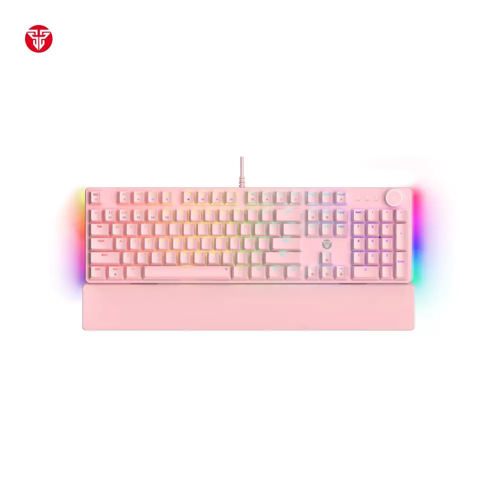 Tastatura Fantech MK894 RGB Maxpower II Gaming Žična sakura roze (speed grey switch)