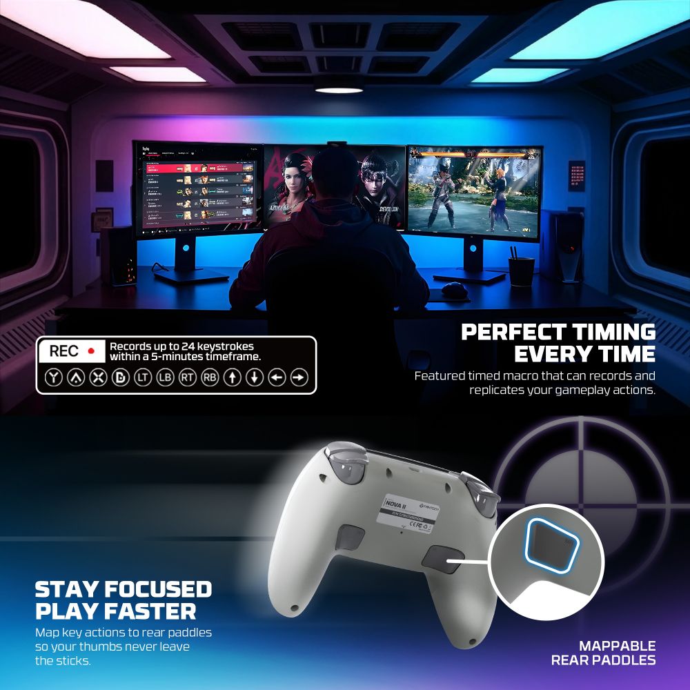 Joypad Fantech WGP16 Nova II sivi - Slika 6