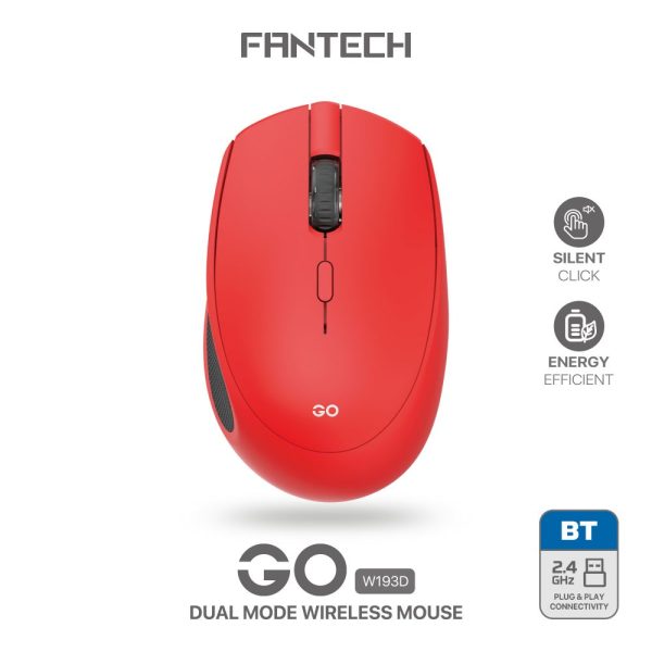 Miš Fantech GO W193D Wireless dual mode (Bluetooth/reciever) bez 1*AA (Kopiraj)