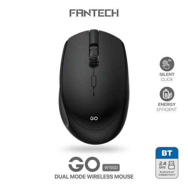 Miš Fantech GO W193D Wireless dual mode (Bluetooth/reciever) bez 1*AA (Kopiraj)