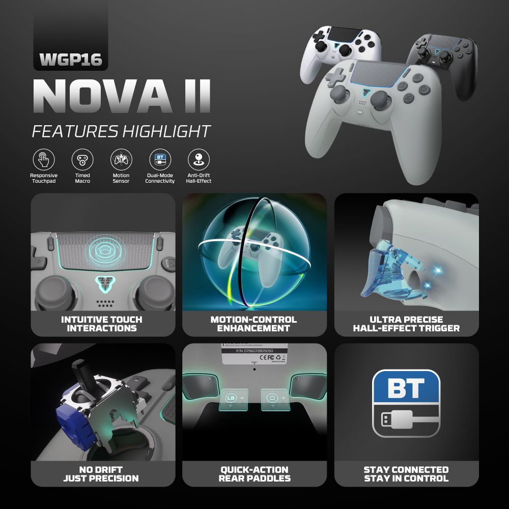 Joypad Fantech WGP16 Nova II sivi - Slika 5