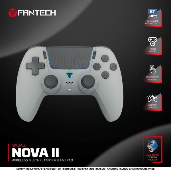Joypad Fantech WGP16 Nova II sivi